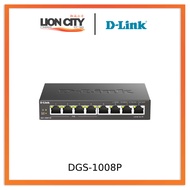 D-Link DGS-1008P 8-Port Desktop Switch with 4 PoE Ports
