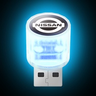 FFAOTIO Car Atmosphere Light Wireless LED Night Light USB Rechargeable Ambient Light For Nissan Note GTR Qashqai Serena NV350 Kicks Sylphy NV200 X Trail Teana Elgrand