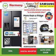 *𝐅𝐑𝐄𝐄 𝐃𝐄𝐋𝐈𝐕𝐄𝐑𝐘 𝐊𝐋 𝐒𝐄𝐋𝐀𝐍𝐆𝐎𝐑* SAMSUNG 594L Side By Side Refrigerator RS90F65ANFME Family Hub Fridge In