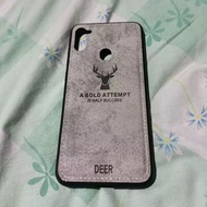Samsung M11 Softcase Deer Motif Jeans Canvas Back Protector hp