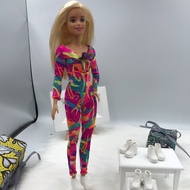 White shoes for B a r b i e dolls 27-30cm tall with toe feet