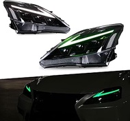 HCMOTIONZ Headlights Compatible with Lexus IS250/ IS250C IS350 IS350C IS220d 2006-2012, ISF 2008-201