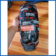 ∪ ☘️ ◫ Beast Motorcycle Tire Flash Tubeless tires for Aerox Front 140/70-14and Rear Tire 110/80-14