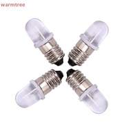 (warmtree) 5pcs E10 Led Bulb DC 3V 4.5V Instrument Bulb Indicator Bulb Flashlight Bulb