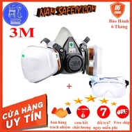 3m 6200 gas mask, anti-PM2.5 fine dust, anti-smoke mask, fireproof mask