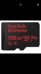 667X A1 SanDisk Extreme microSD XC V30 U3 128G 公司貨 終身保固