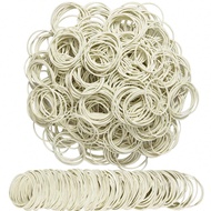 50/100/300/500Pcs White Rubber Band Paper Bills Dollars Money Elastic Stretchable Bands Size 38mm 1.