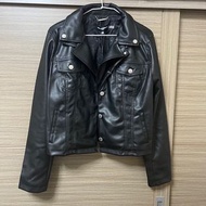 【全新含吊牌】卡爾 卡爾老佛爺 KARL LAGERFELD 皮外套 外套 女生 衣服 騎士外套 帥氣 長袖 上衣