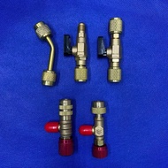 Anti-scald valve and connector for 410 and R32 gas, 1/4 thread for 22 conversion gas line