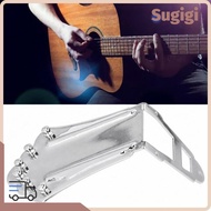 SUGIGMY Guitar Tailpiece Bridge, For 6 String Silver Guitar Tailpiece, Sturdy Metal 6 String Guitar 