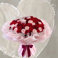 Preserved Flower Bouquet | Cherry Kiss | Preserved Flower | 33 Roses | 50 Roses | 66 Roses | 99 Rose