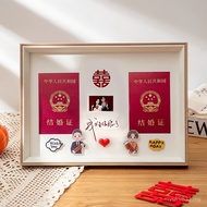 Ornament Gift Table Photo Collar Certificate Wedding Registration Photo Creative Commemorative Photo