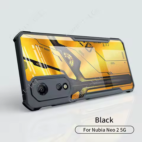 Anti-Falling Shell For ZTE Nubia Neo 2 5G Case Airbags Shockproof Transparent PC+TPU Camera Protecti