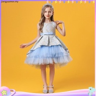 MQATZ Girls Evening Party Dress Ball Gown Kids Dresses Elegant Children Clothing Lace Wedding Prince