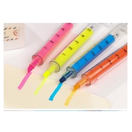 SG SELLER - Lovely Kawaii Fluorescent Simulation Syringe Watercolor Pens Marker Pen Stabilo