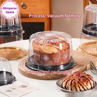 OEmperor Bakery Paaging Box 10Pcs 4 6 8 10 Inch Transparent Reusable Round Cake Boxes for Dessert Sh