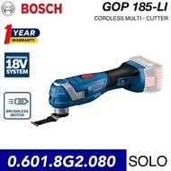 BOSCH 18V SOLO GOP 185-LI PROFESIONAL CORDLESS MULTI - CUTTER GOP185LI GOP185-LI