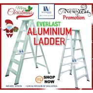 5//7/9 Steps Hardness Aluminium Double Sided Ladder / Everlast / Heavy Duty