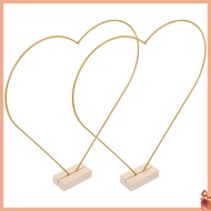 🎄 2 Sets Multi function Metal Hoops Heart Shape Wreath Hoops Dreamcatcher Floral Hoops