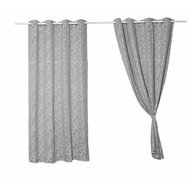 A72035RR 3D Printed Door Curtain Size 150x240 Cm. Gray