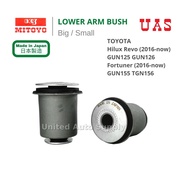 MITOYO Front Lower Arm Bush Big Small For TOYOTA Hilux Revo GUN125 Fortuner TGN156 GUN155 48655-0K08