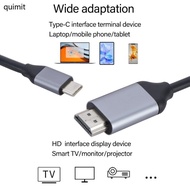QUIM Speeded USB C To Mini 4K 60HZ 4K 30HZ Resolution HDR10 Video Cable Adapter Suitable For Laptop 