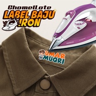 PREMIUM  Label Sticker Name Iron On Sticker Nama Sticker Baju Iron On Sticker Nama Baju Iron Label N