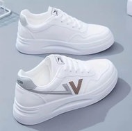 Sepatu Sneakers Wanita  Casual LV Putih Trendy ukuran 36-40
