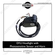 DYU Headlight with Photosensitive Sensor and Horn