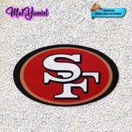 DIY Iron On Patch - SF 49ers San Francisco NFL