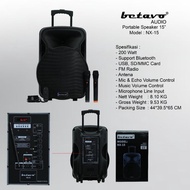 Betavo speaker Portable 15 inch bluetooth
