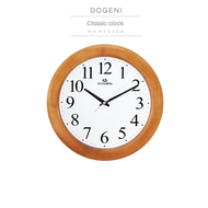 DOGENI นาฬิกาแขวนไม้ Wooden Wall Clock (WNW006LB)