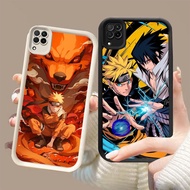 DK-90 Naruto ultimate killing move Silicone Casing black and white for Samsung A12 A22 5G
