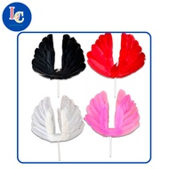 FEATHER WINGS decorate birthday cakes, angel wings decorate cakes