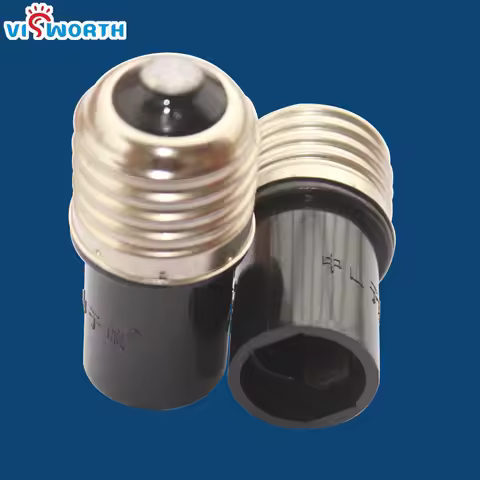 E27 to E14 Lamp Holder Screw Light Lamp Bulb Holder E27 Base Transfer E14 Socket Adapter Holder Fire