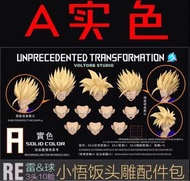 【預訂】龍珠 Z 第三方 RE 超級撒亞人 一 二孫悟飯 SHF 可動 模型 玩具 頭雕配件包