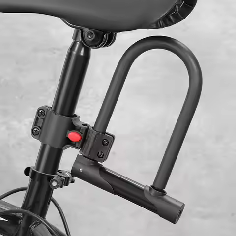 Ulock Bicycle Lock Heavy Duty U Shape Bicycle Lock With Bracket Convenient Secure Anti-Theft Protect