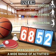 LZEEM Table Scoreboard, Multipurpose Multiple Sports Digital Scoreboard,  Portable Outdoor Sports Sc
