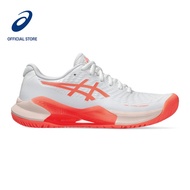 ASICS Women GEL-CHALLENGER 14 Tennis Shoes in White/Sun Coral