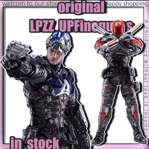 【OCT.】LPZZ UPFinegures 1/12 Batman Arkham Knight Action Figures DC004 Red Hood Batman Figurine Jason