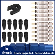 10pcs Valve Core for Presta,Valve Core Bike Bicycle Replacement with 2 Valve Core Remover Tools&10 V