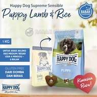 NEW HAPPY DOG SENSIBLE PUPPY BABY LAMB & RICE 1KG Dog Food HD Makanan Anak Anjing Puppy Ras Besar Pu