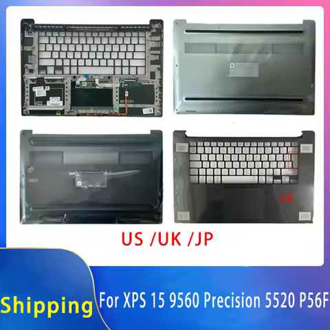 New For XPS 15 9560 Precision 5520 P56F;Replacement Laptop Accessories Palmrest / Bottom 0Y2F9N