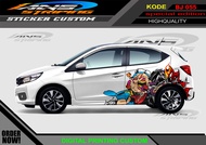 VARIASI MOBIL HONDA JAZZ / STIKER MOBIL BRIO AVANZA YARIS XENIA / DECAL MOBIL / DECAL STICKER MOBIL 