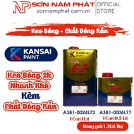 Combo Keo Bóng Ô Tô Kansai 2K Nhanh Khô A381-0024L72 Kèm Chất Đóng Rắn A381-0006L77