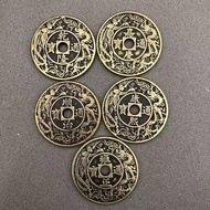 ((Limited Time Offer) Copper Coins Five Emperor Coins Ancient Coins Big Qing Copper Coins 5 Pieces R