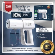 (Lowest Price) Nano Spray Gun Sanitizer Sprayer K5 Pro/RZ-W3 Wireless Electric Mist Spray 800ml