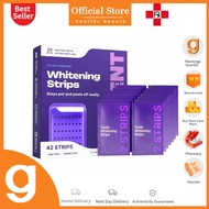 100%Authentic DR.DENT Purple Teeth Whitening Strips 21 times