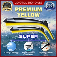 Nano Soft Silicone Car Windshield Wiper 16 + 20 1Set For Perodua Myvi 2005 - 2017 Toyota Avanza Car 