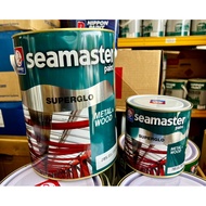 SEAMASTER PAINT Superglo 1L/5L 785 Black Oxide Paint Anti Rust Paint Cat Hitam Cat Anti Karat Hitam 